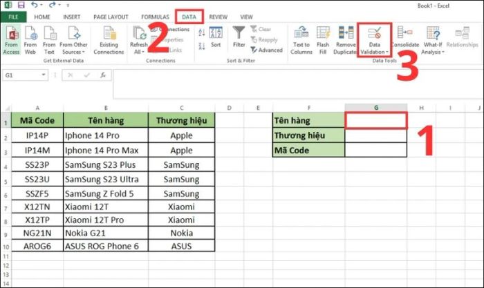Hướng dẫn cách tạo danh sách thả xuống trong Excel một cách nhanh chóng.