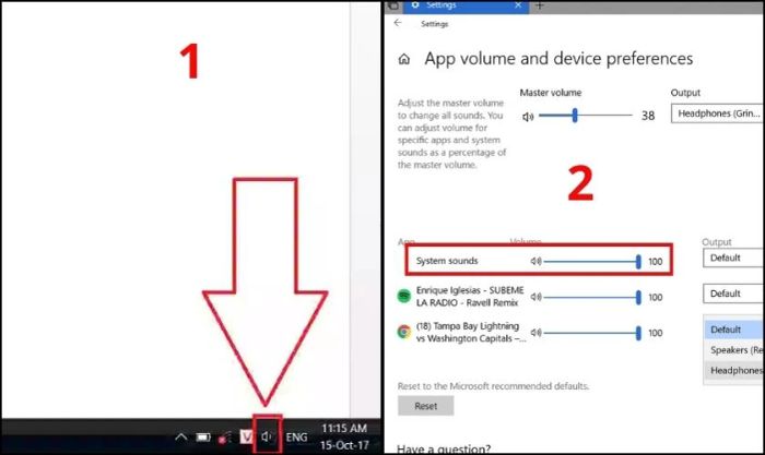 Hướng dẫn tắt âm bàn phím laptop Win 10, 11 từ thanh Taskbar