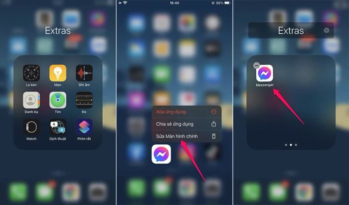 Hướng dẫn ẩn ứng dụng iPhone, iPad bằng thư mục ứng dụng