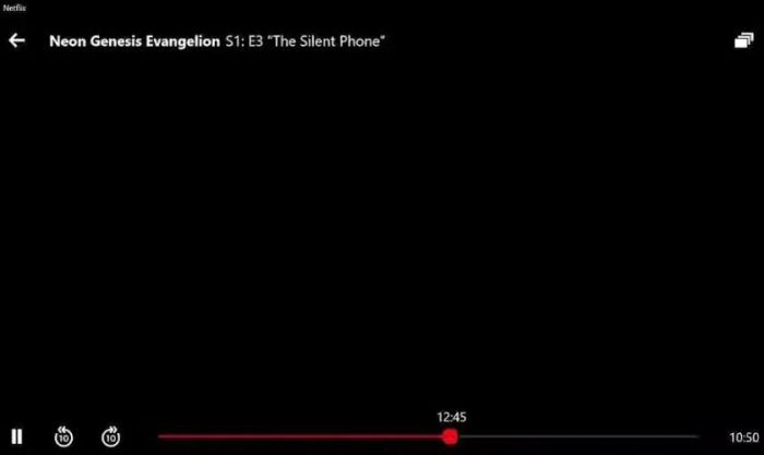 Hiện tượng màn hình đen khi chụp màn hình trên Netflix