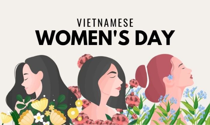 Phông nền ngày Phụ nữ Việt Nam cao cấp