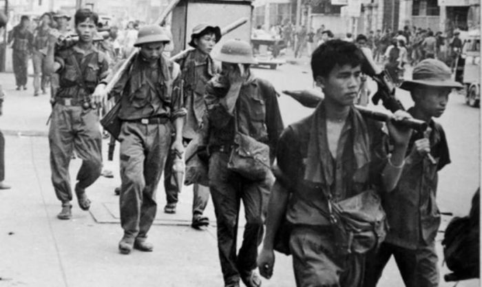 Những hình ảnh chân thực về quân giải phóng trong ngày 30/4/1975