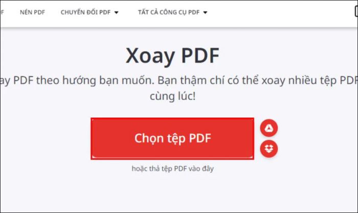 Hướng dẫn xoay file PDF với iLovePDF