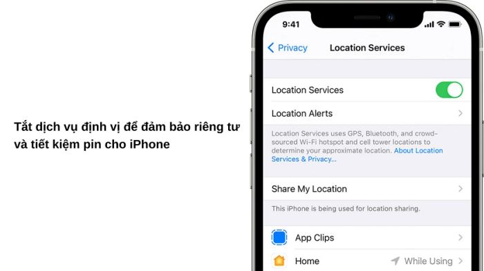 Tại sao bạn nên tắt dịch vụ định vị trên iPhone?