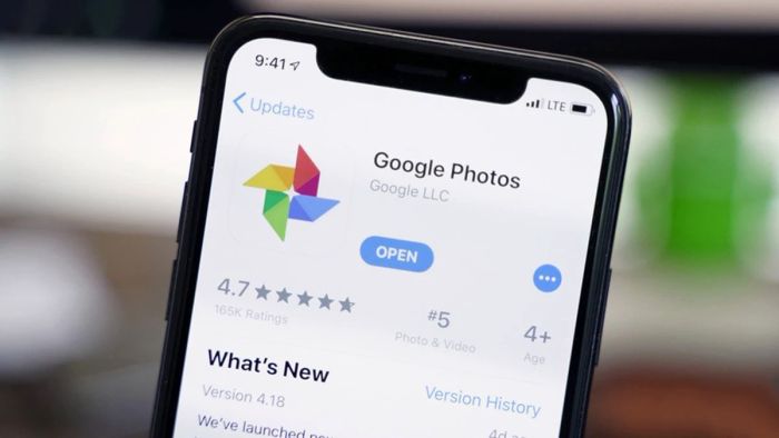 Ứng dụng Google Photos.