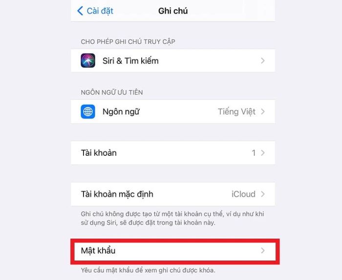 Hướng dẫn khóa ghi chú trên iPhone