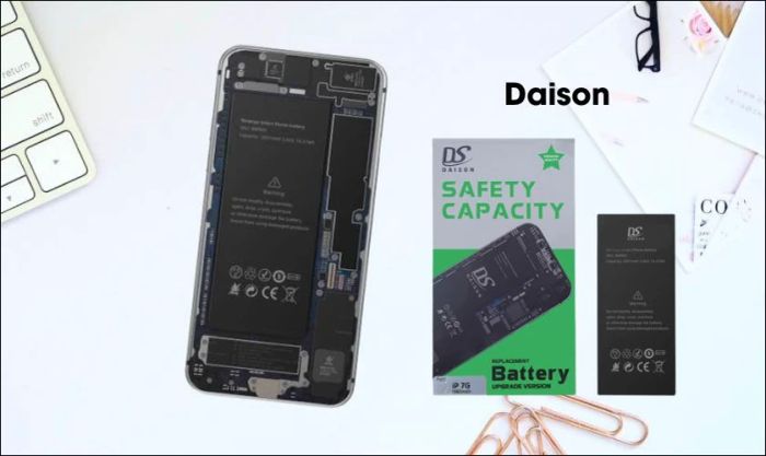Thay pin iPhone 7 Plus chính hãng Daison giá tốt, hiệu suất vượt trội