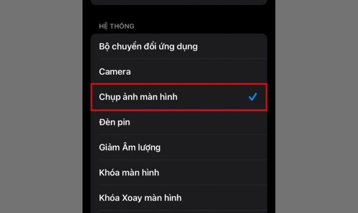 Hoàn thành cài đặt tính năng gõ mặt lưng để chụp màn hình
