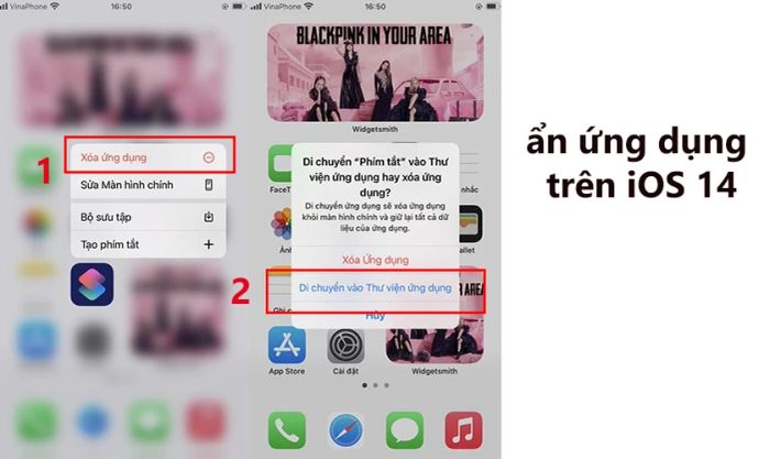 Ẩn ứng dụng trên iOS 14