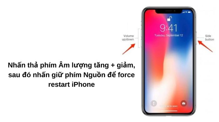 cách tắt nguồn iphone xs