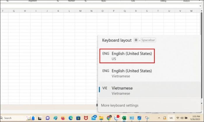 Tại sao lại xảy ra lỗi gõ dấu chấm thành dấu phẩy trong Excel