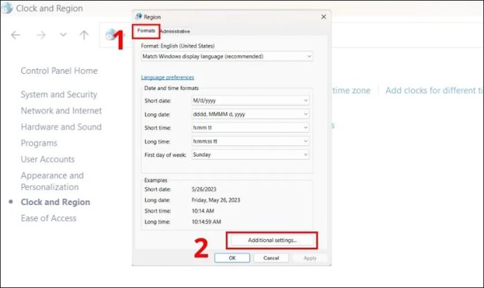 Giải quyết nhanh lỗi nhập số thập phân trong Excel trên Windows