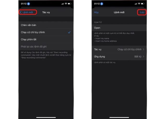 Cài đặt mở khóa iPhone bằng giọng nói