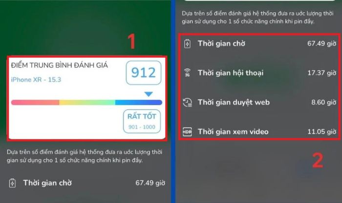 Sử dụng phần mềm kiểm tra pin Battery Testing nhanh chóng