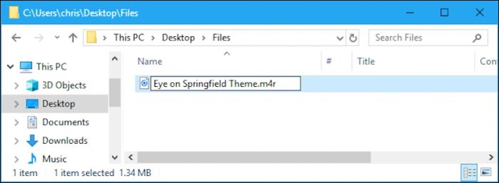 Chuyển đổi định dạng file nhạc từ .m4a sang .m4r