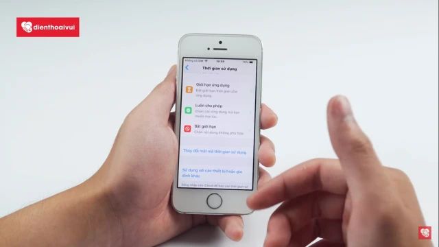 cách phục hồi mật khẩu giới hạn trên iOS 12