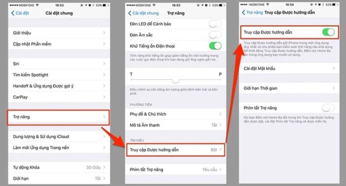 Hướng dẫn khóa ứng dụng trên iPhone thông qua cài đặt trợ năng