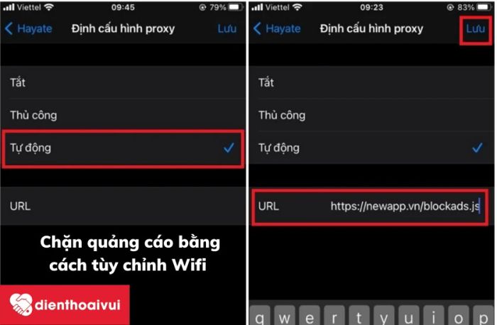 Hướng dẫn cách chặn quảng cáo trên iPhone bằng cách thay đổi cấu hình mạng Wifi