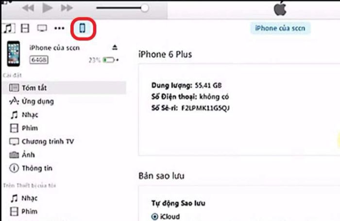 Hướng dẫn Restore iPhone bằng iTunes