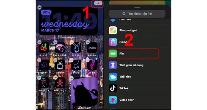 Cách bật hiển thị phần trăm pin trên các dòng iPhone cũ.