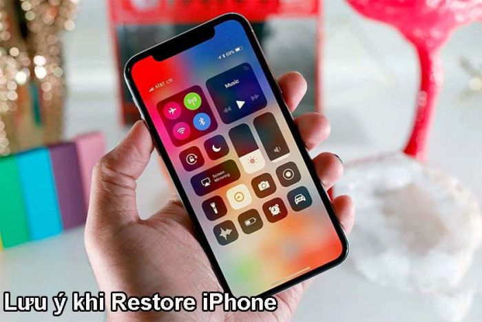 Những lưu ý khi Restore iPhone