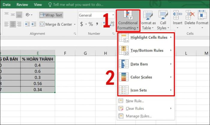 Cách thực hiện tô màu có điều kiện trong Excel chi tiết