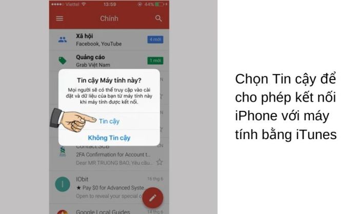 Hướng dẫn kết nối iPhone với máy tính Windows 10 bằng iTunes
