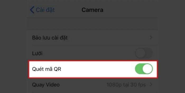 Cách sử dụng camera trên iPhone để quét mã QR