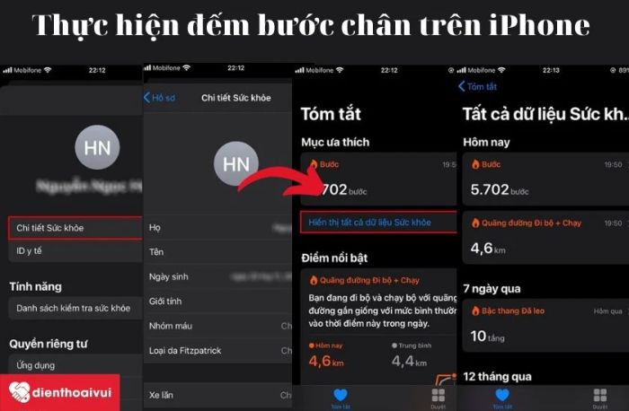 Cách thức hoạt động của tính năng đếm bước chân trên iPhone là gì?