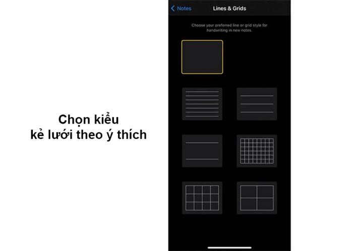 Thêm nền lưới cho một ghi chú bất kỳ