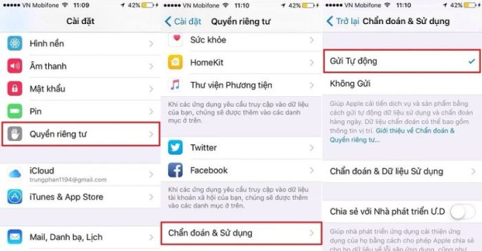 kiểm tra độ chai pin iPhone trực tiếp không cần phần mềm