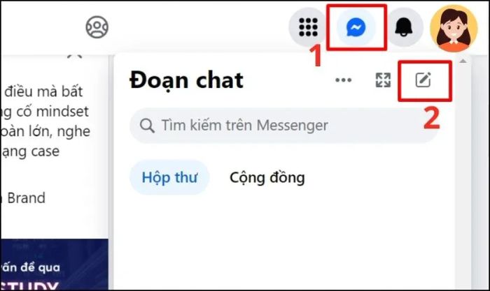 Khởi động Facebook trên máy tính