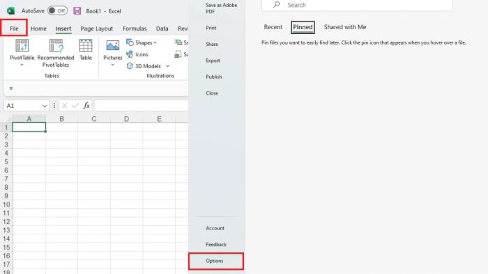Khởi động ứng dụng Excel.