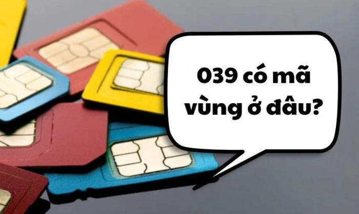039 là mã vùng của tỉnh nào?