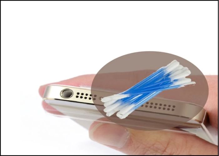 vệ sinh loa sau khi kiểm tra loa trên iphone