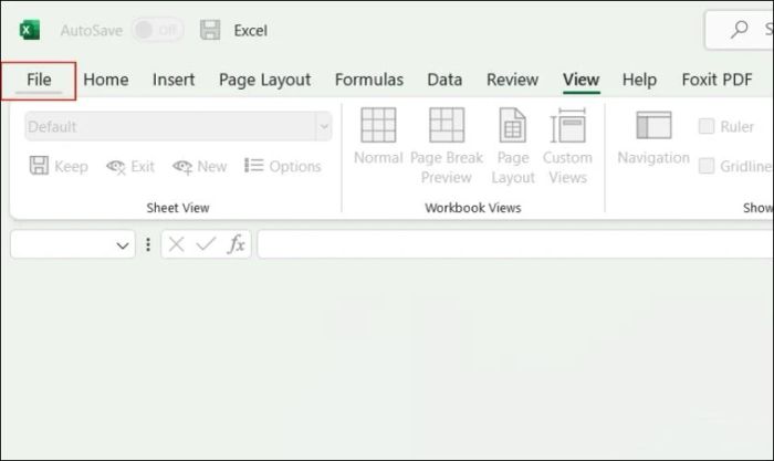 Cách tắt tính năng Add-ins để sửa lỗi mở file Excel bị trắng