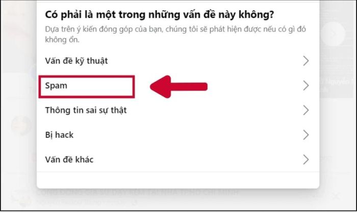 Hướng dẫn nhanh chóng cách chuyển tin nhắn vào mục Spam trên Messenger bằng máy tính