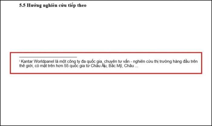 Endnote trong Word có chức năng gì?