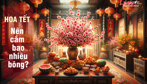 How many flowers are enough to arrange during Tet?