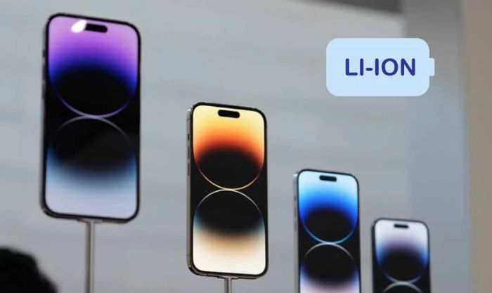 Phần lớn các dòng iPhone hiện nay đều được trang bị pin Li-on chất lượng cao