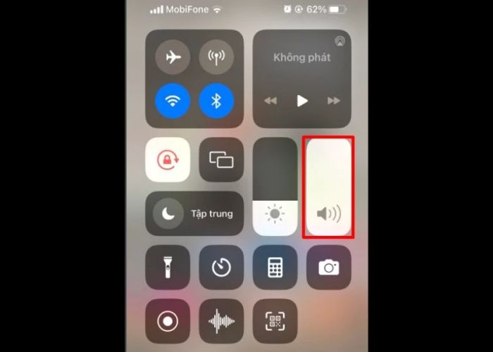 hướng dẫn tăng âm lượng và kiểm tra loa trên iphone