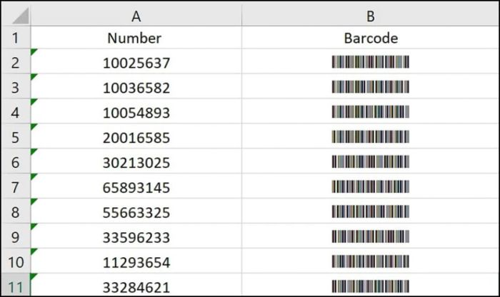 Những lợi ích của việc tạo mã vạch trong Excel là gì