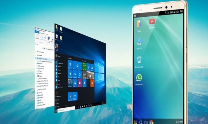 Chuyển đổi điện thoại thành máy tính nhờ ứng dụng Desktop Launcher