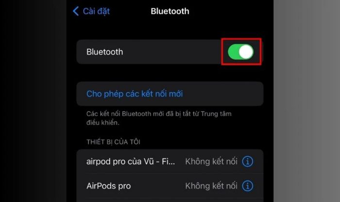 Kích hoạt Bluetooth trên điện thoại