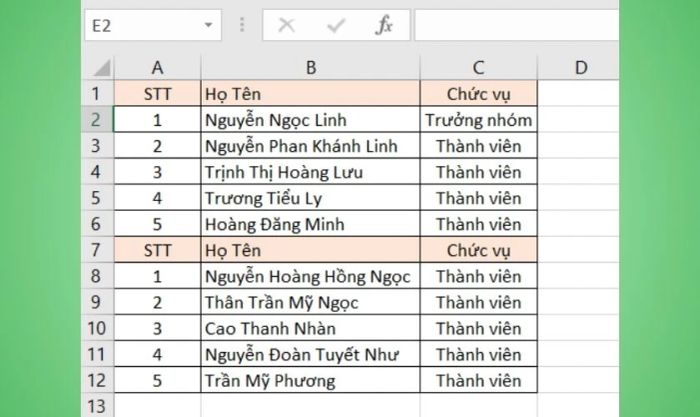 Cú pháp hàm tham chiếu nhiều mảng trên trang tính được hiểu như thế nào