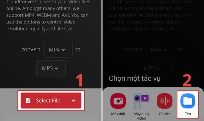 Lựa chọn file âm thanh mà bạn muốn tải xuống thiết bị