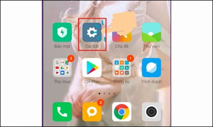 Hướng dẫn cài đặt mật khẩu trên điện thoại Realme