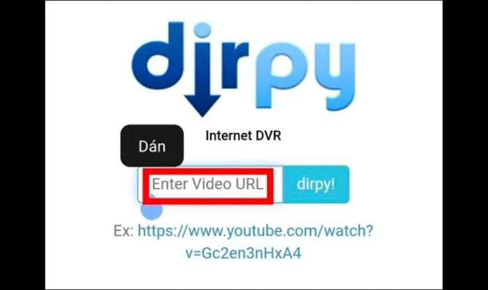Nhấn Enter để bắt đầu tải video