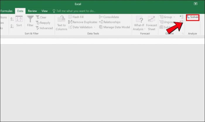 Cách thêm Solver vào Excel