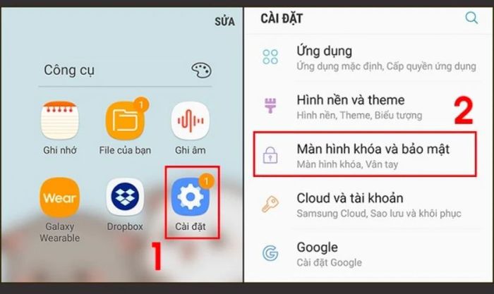 Hướng dẫn chi tiết cách thiết lập mật khẩu trên điện thoại Samsung